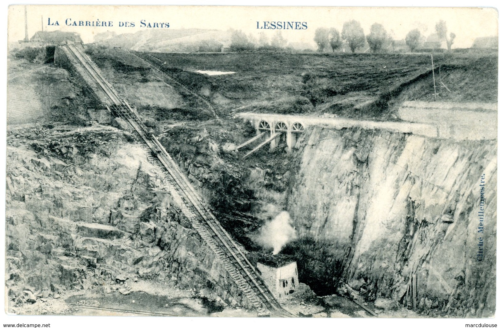 Lessines. La Carrière Des Sarts. Circulé En 1911. Lessen. Steengroeve Sarts. Verstuurd In 1911. - Lessines