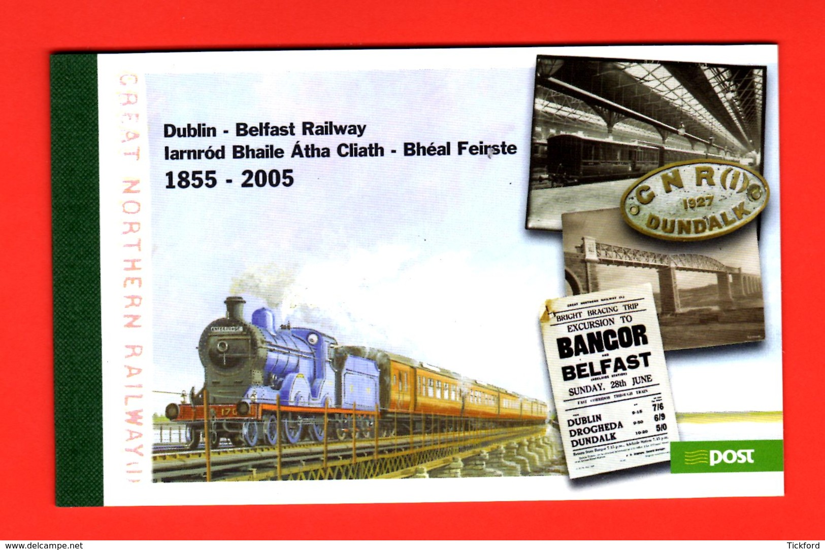 IRLANDE 2005 - CARNET DE PRESTIGE YT C1643 - NEUF** MNH - Chemin De Fer, Ligne Dublin-Belfast - Carnets