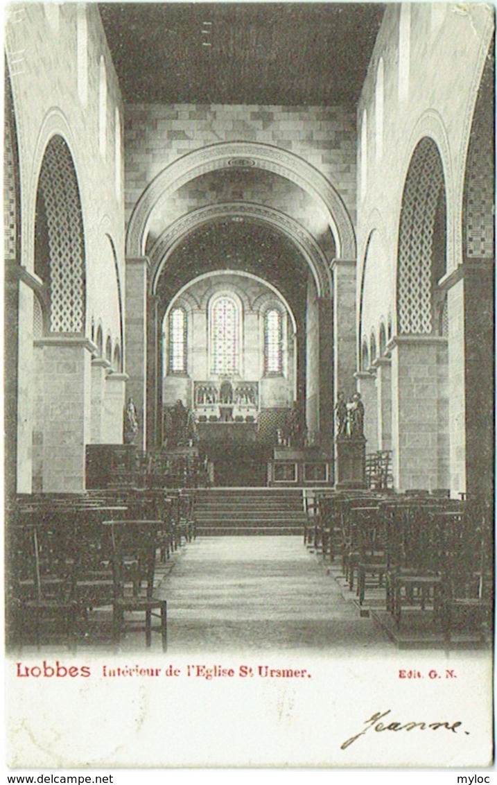 Lobbes. Intérieur De L'Eglise St. Ursmer. - Lobbes