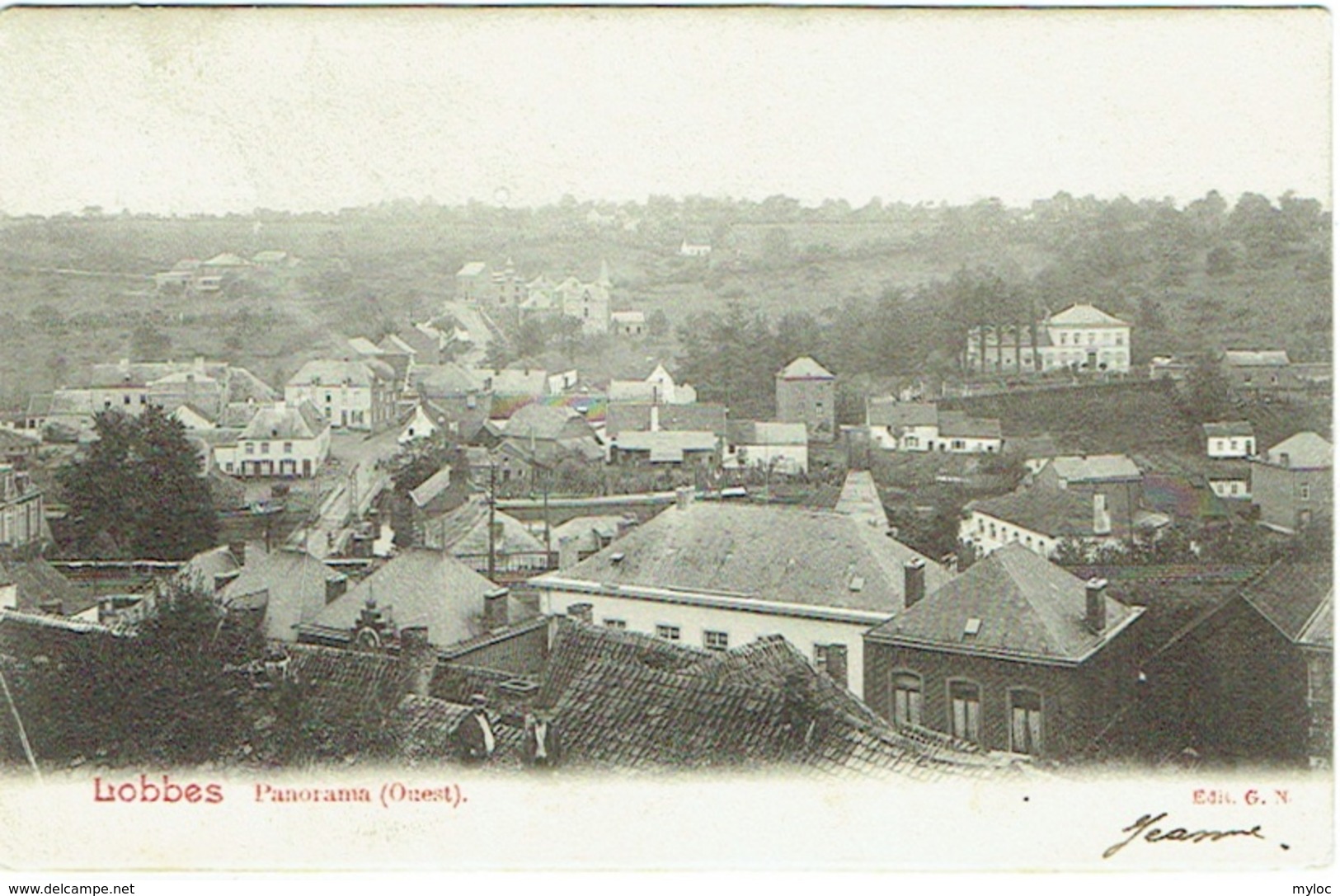 Lobbes. Panorama (Ouest). - Lobbes