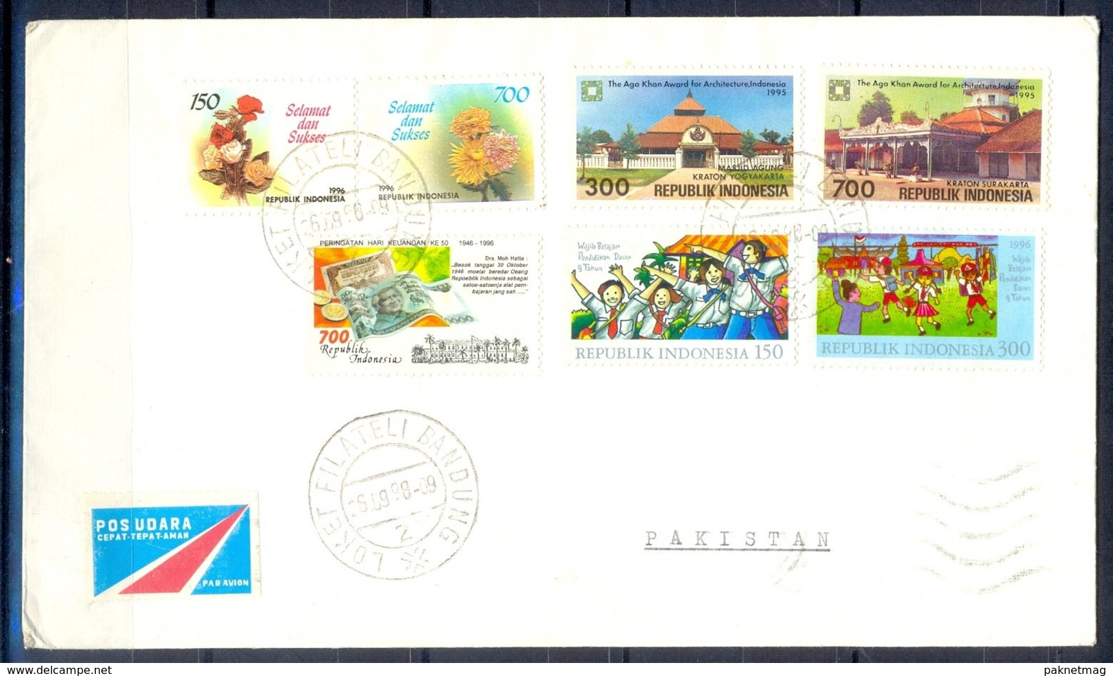 K274- Postal Used Cover. Posted From Indonesia To Pakistan. - Indonesia