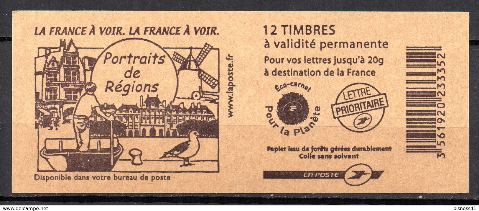 France Carnet Usage Courant Lamouche N° De Comptage N° 3744A C10  / C568 Neuf XX MNH - Autres & Non Classés