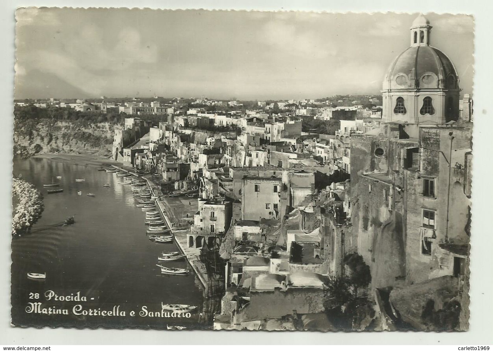 PROCIDA - MARINA CORRICELLA E SANTUARIO - VIAGGIATA FG - Napoli (Naples)