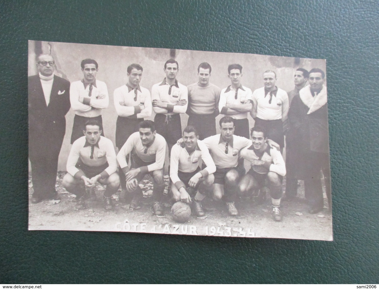 PHOTO EQUIPE DE FOOT COTE D'AZUR  1943-1944 - Sports