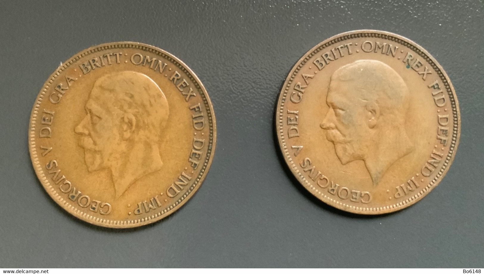 GRAN BRETAGNA  - ENGLAND  1931 E 1936 - 2 Monete 1 PENNY Giorgio V - D. 1 Penny