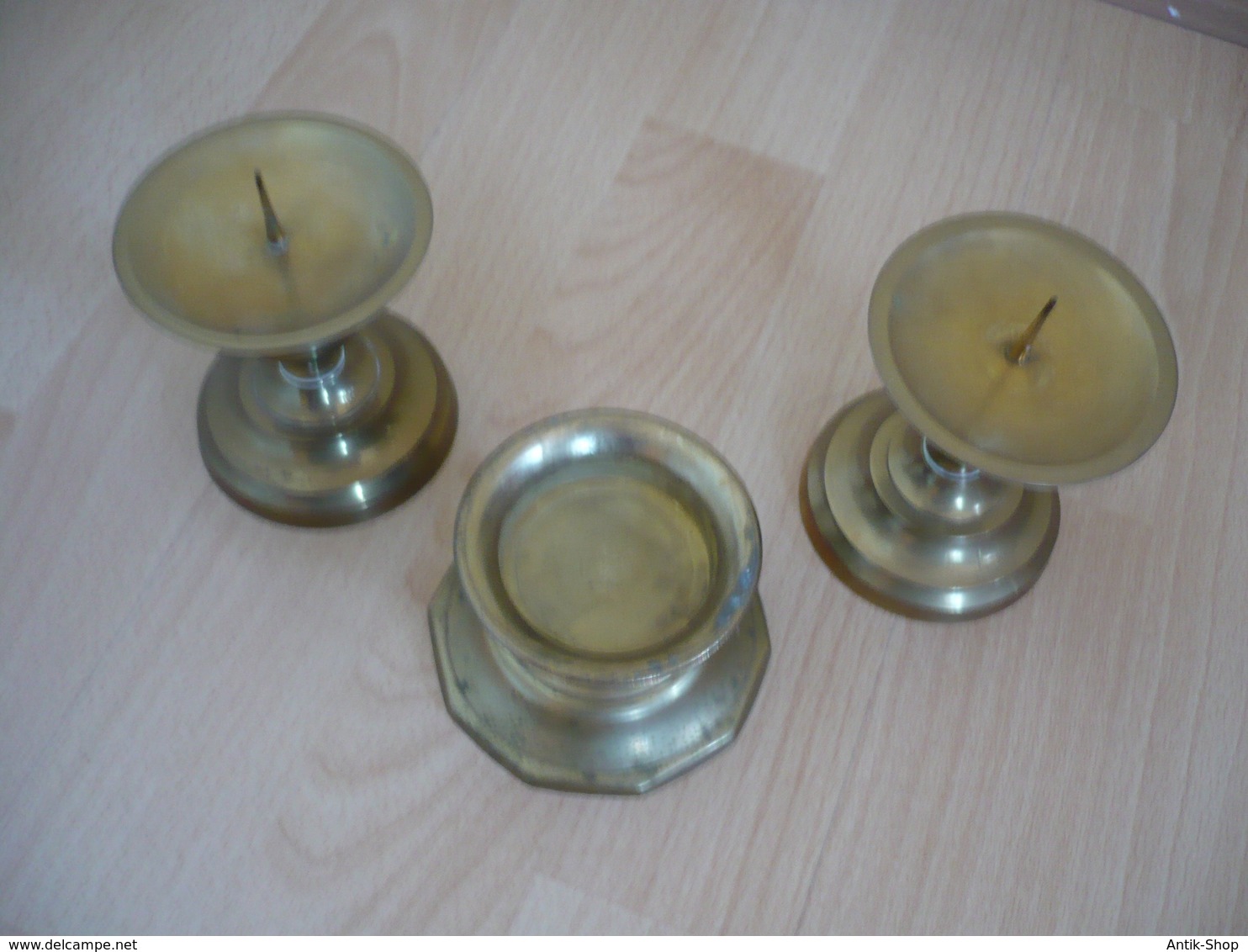 3x Kerzenständer Aus Messing  (753) Preis Reduziert - Sonstige & Ohne Zuordnung