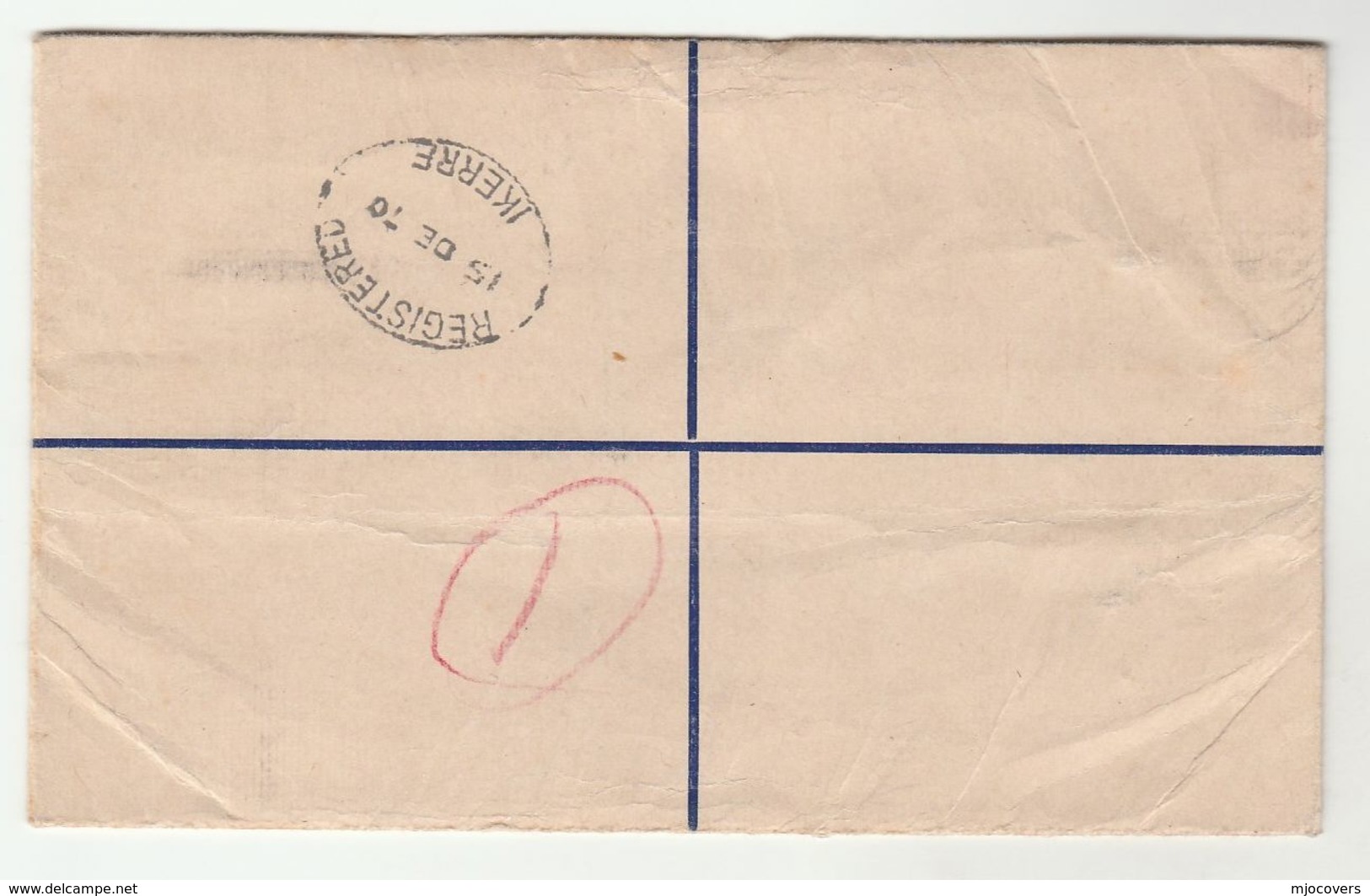 1970 REGISTERED Uprated POSTAL STATIONERY COVER Ikerre NIGERIA To Bexhill On Sea GB From  ST JOHN VICARAGE EGOSI Stamps - Nigeria (1961-...)