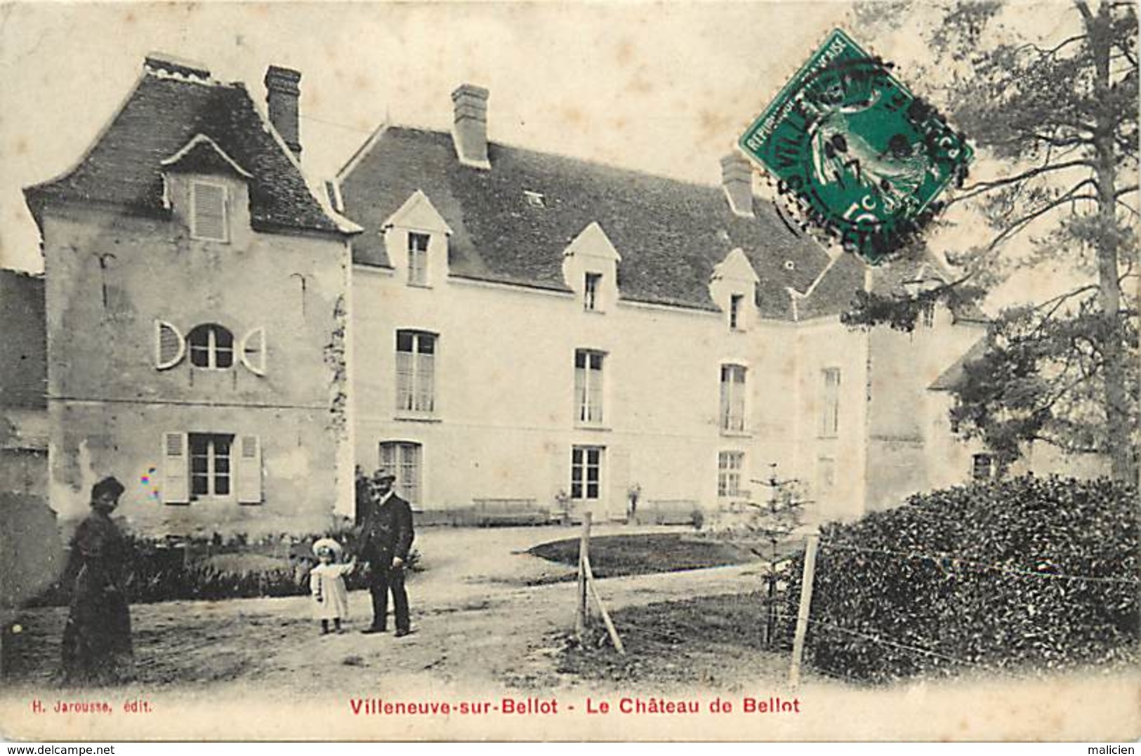 Seine Et Marne -ref-B500- Villeneuve Sur Bellot - Chateau De Bellot - Chateaux - Carte Bon Etat - - Autres & Non Classés