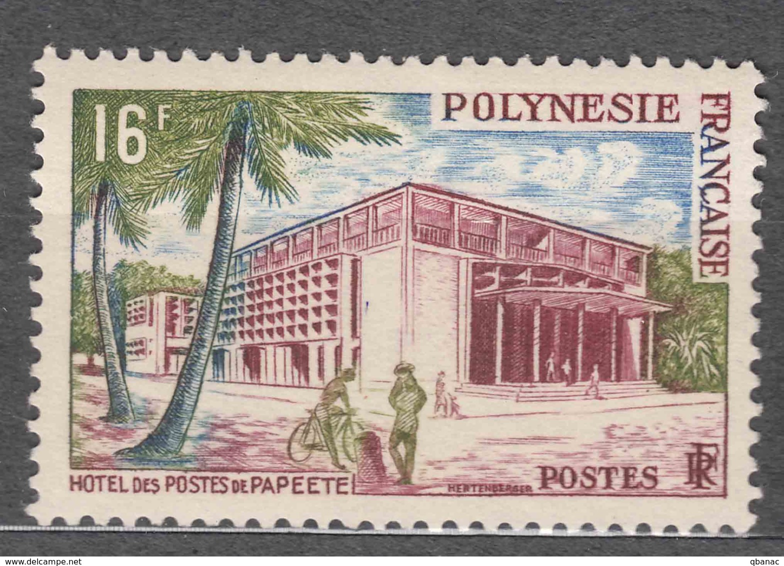 French Polynesia 1960 Yvert#17 Mint Hinged - Nuevos