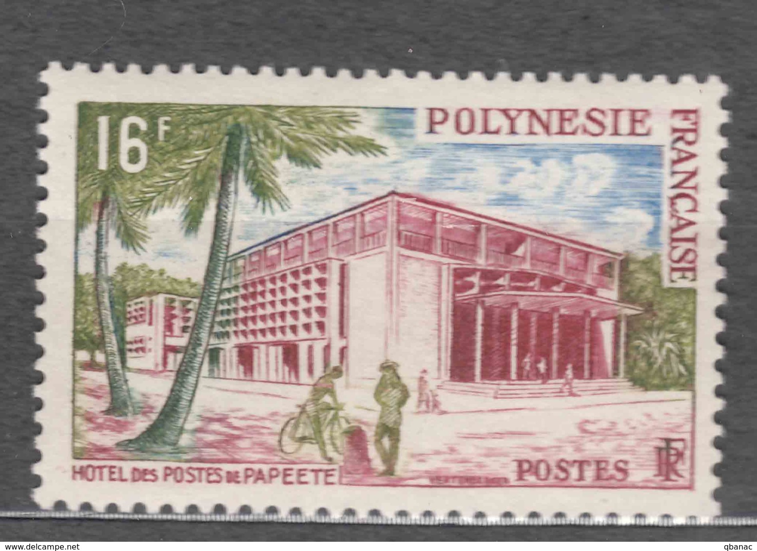 French Polynesia 1960 Yvert#17 Mint Hinged - Nuevos