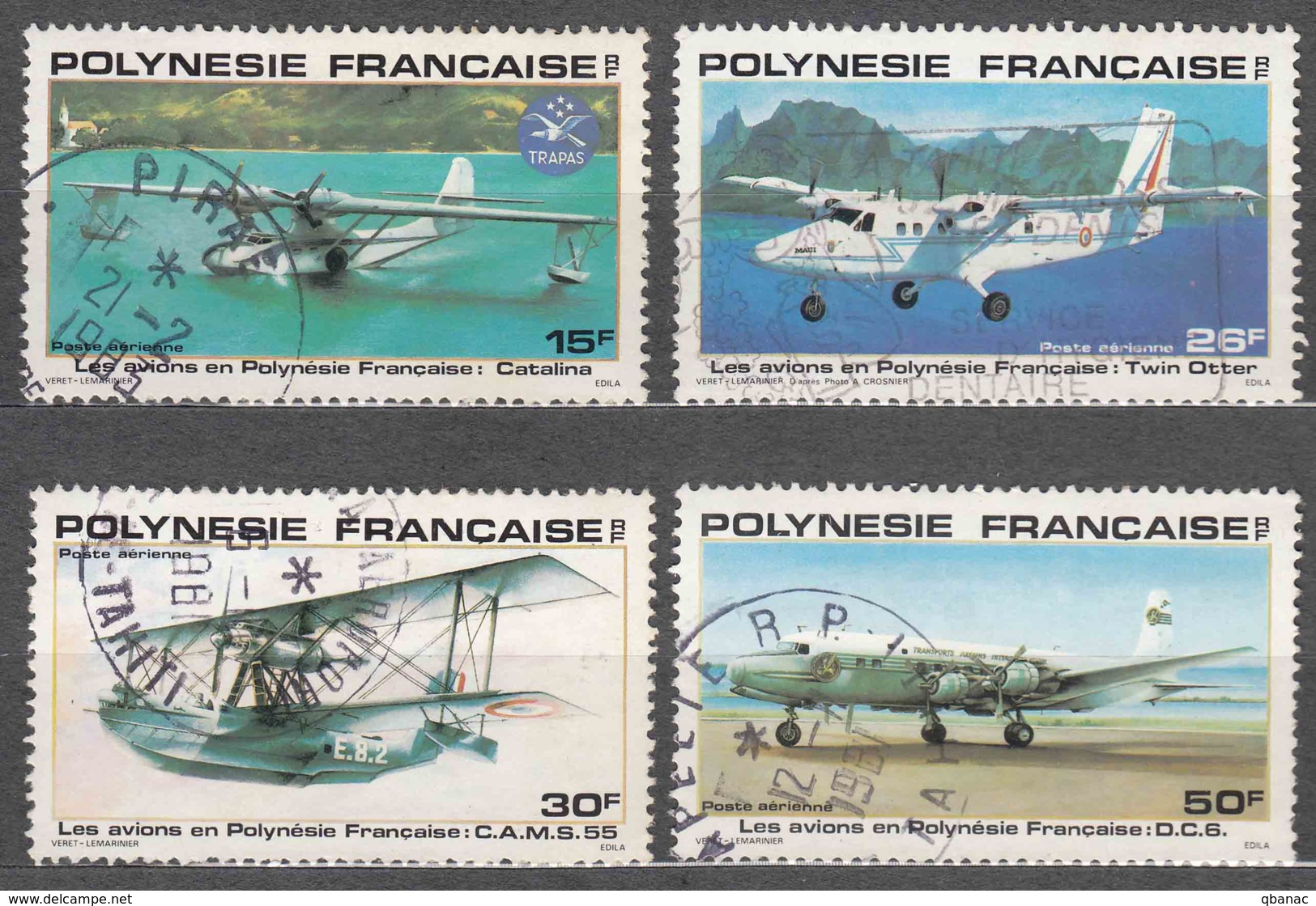 French Polynesia 1980 Mi#318-321 Used - Used Stamps