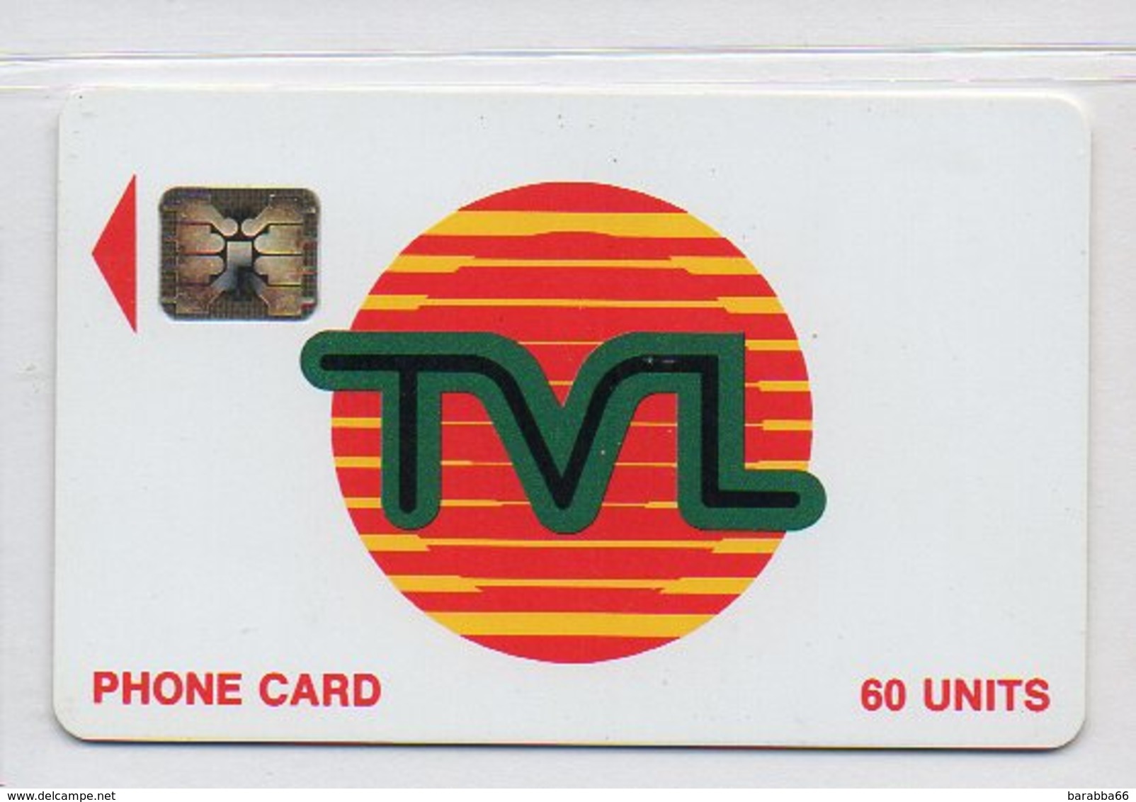 TVL PHONE CARD - 60 UNITS - Vanuatu