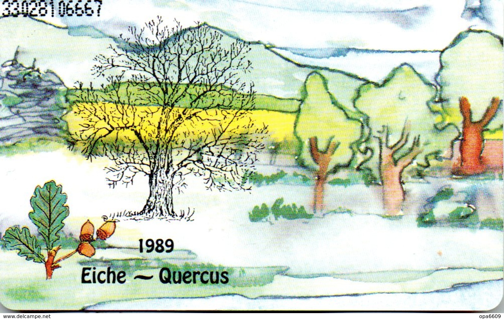 (Gm1) BRD Telefonkarte 1989 (6 DM) Ungebraucht "Eiche - Querecus" - Sonstige & Ohne Zuordnung