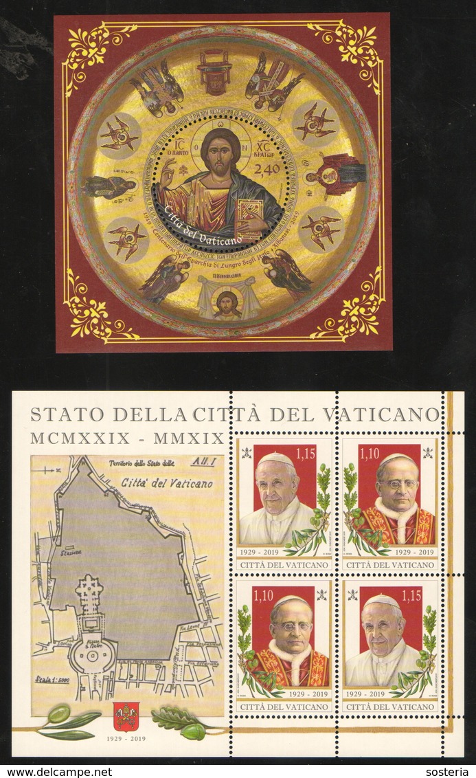 2019 - VATICANO - S40A1 - SET OF 5 STAMPS ** - Nuovi