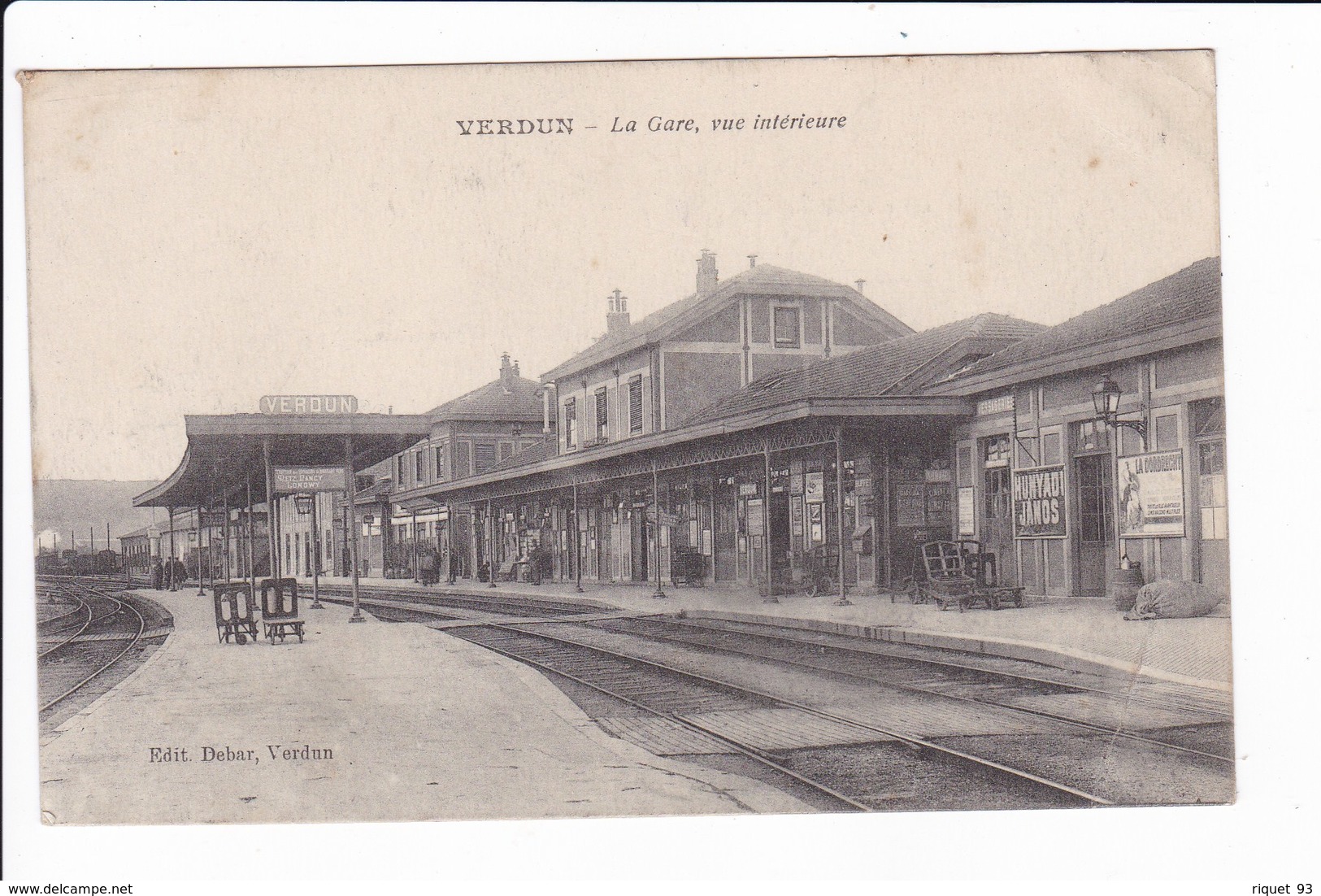 VERDUN - La Gare,vue Intérieure - Verdun
