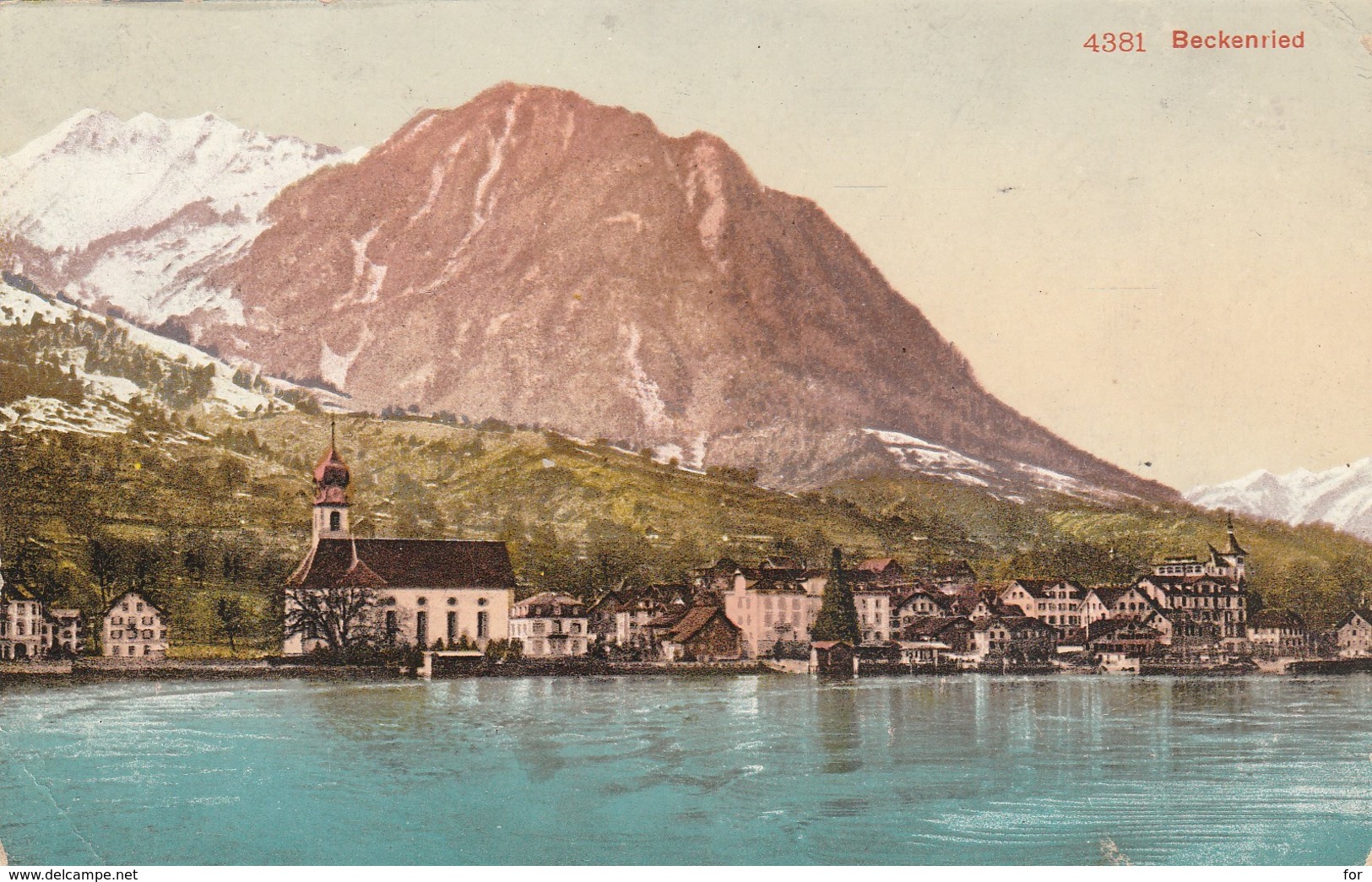 Suisse : BECKENRIED : ( Colorisée ) - Beckenried