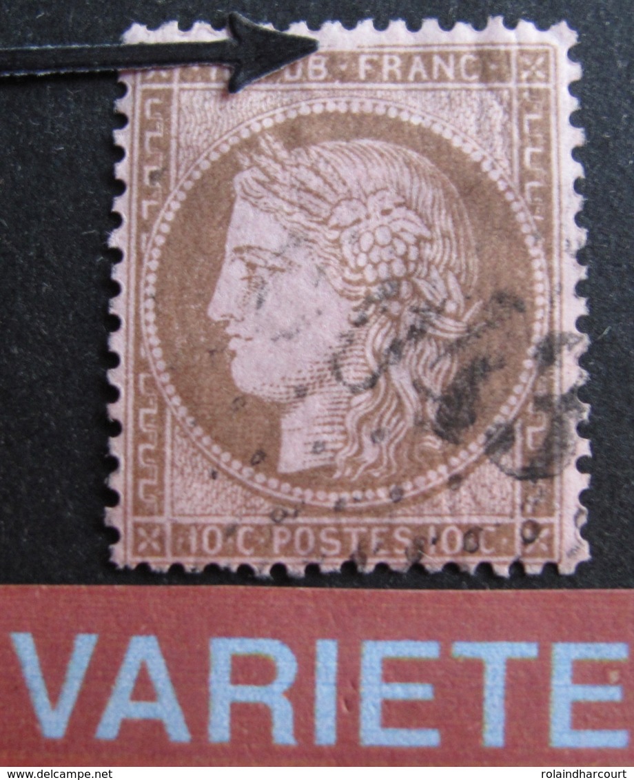 DF50478/313 - CERES N°58 - VARIETE ➤ Filet Nord Brisé - 1871-1875 Ceres