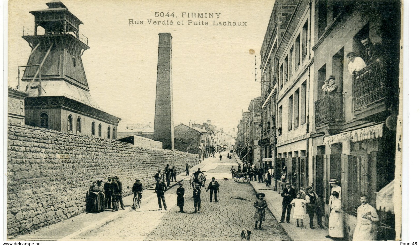 42 - FIRMINY - Rue Verdie Et Puits Lachaux - Firminy