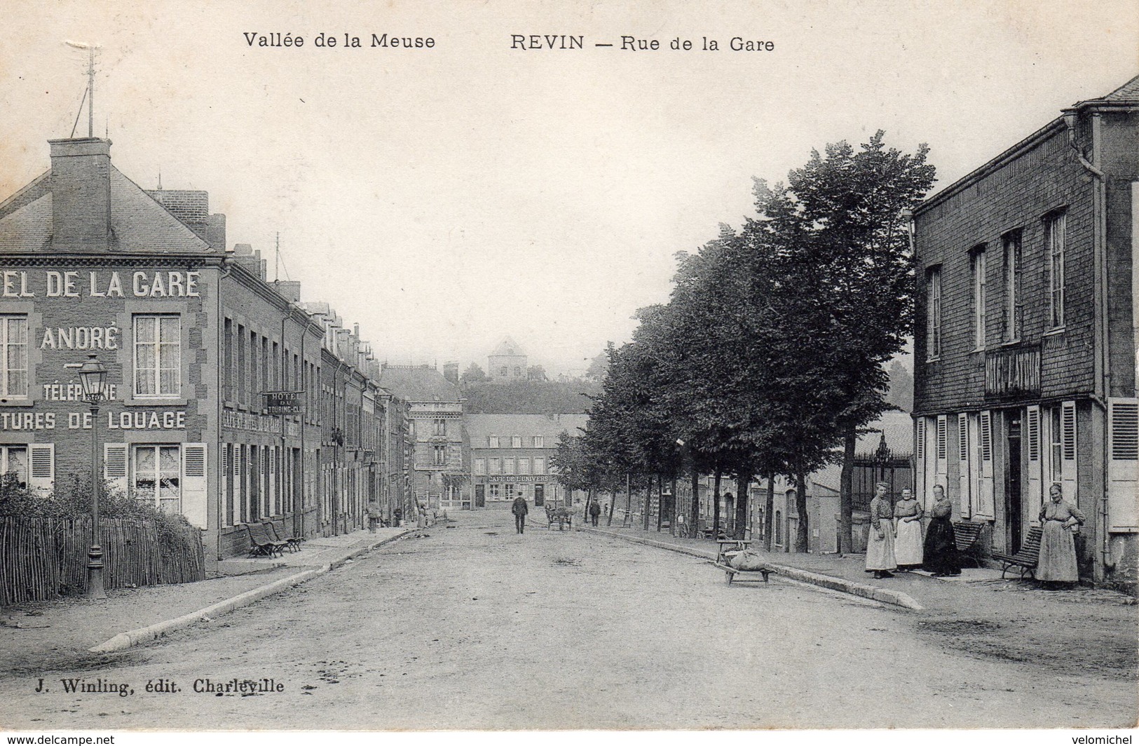 REVIN.  Rue De La Gare - Revin
