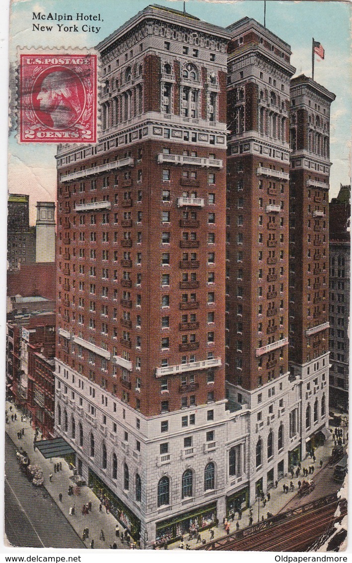 POSTCARD UNITED STATES - McALPIN HOTEL  - NEW YORK CITY - Broadway