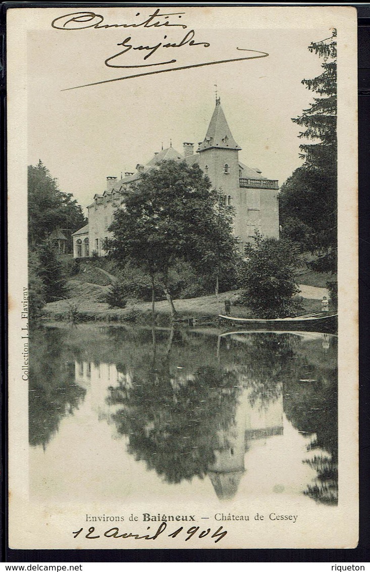 FR - 1904 - 5 Ct. Blanc Sur CPA "Chateau De Cessey" Correspondance De Bussy-le-Grand Pour Cerilly - B/TB - - Lettres & Documents