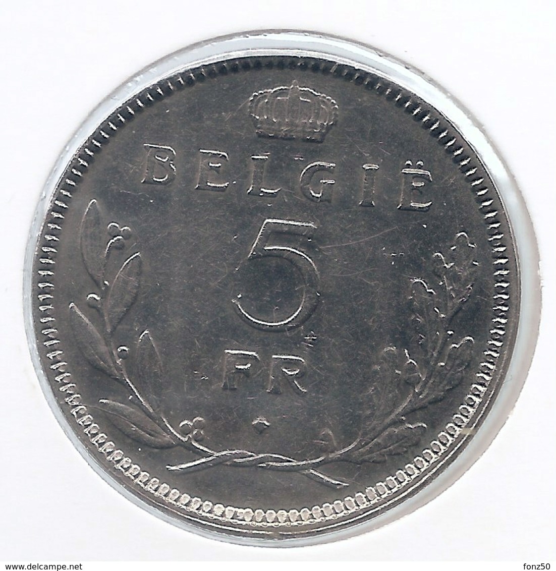 LEOPOLD III * 5 Frank 1936 Vlaams  Pos.A * Z.Fraai / Prachtig * Nr 5003 - 5 Francs