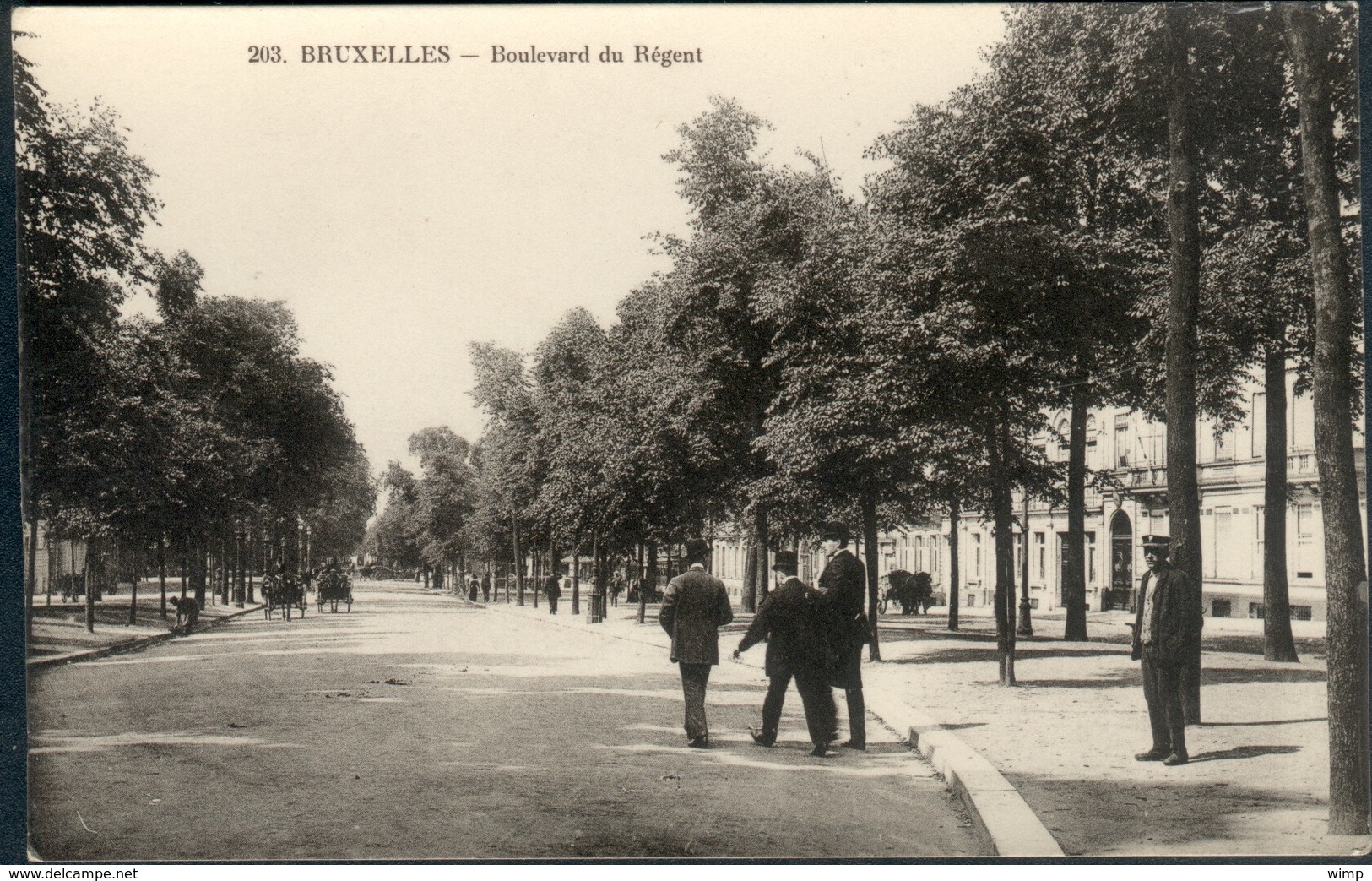 BRUXELLES :   Bd Du Régent - Avenues, Boulevards