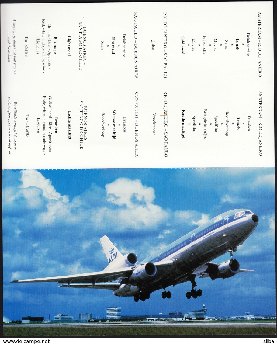 Netherlands / KLM Inflight Programme / Airplane DC 10 - 1946-....: Modern Era