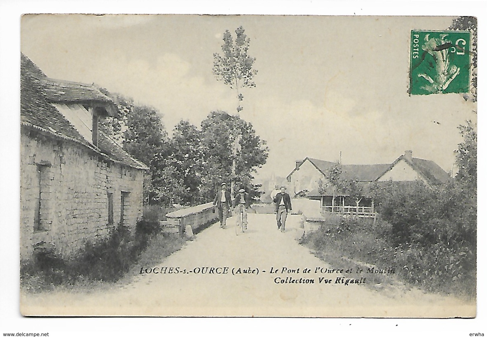 LOCHES Sur OURCE Pont Et MOULIN Aube Près ESSOYES Celles Verpillières Les Riceys Bar Sur Seine Vendeuvre Barse Troyes - Autres & Non Classés