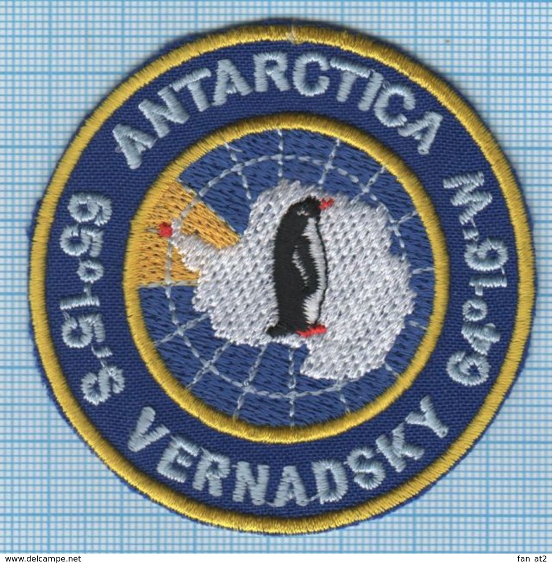 UKRAINE/ Patch / ANTARCTICA / Vernadsky Station / Fauna / Penguin . - Patches