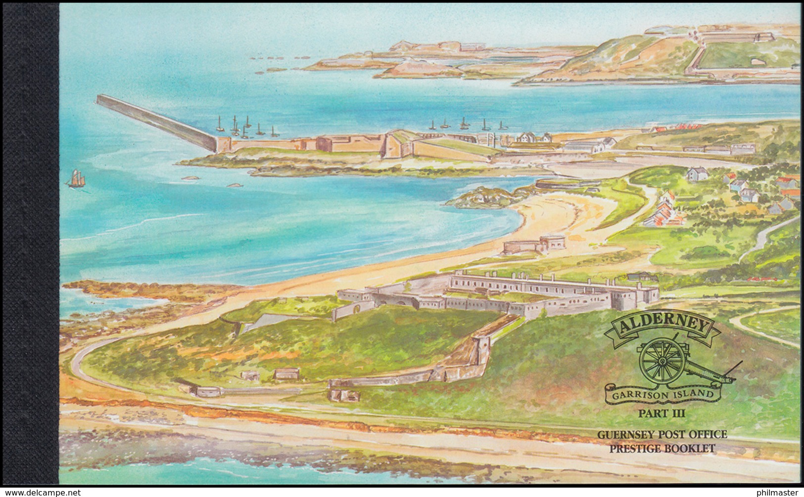 Guernsey-Alderney Markenheftchen 7, Historische Entwicklung Fort Albert 1999, ** - Alderney