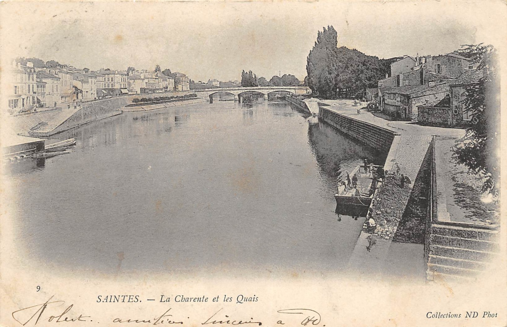 Saintes - 1903 - La Charente Et Les Quais - Saintes