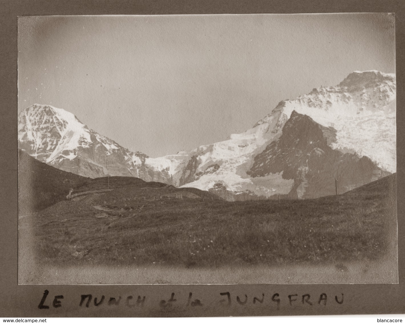 Le Munch Et La Jungfrau Bern Valais  ( Grindelwald Interlaken ) 1900 - Lieux