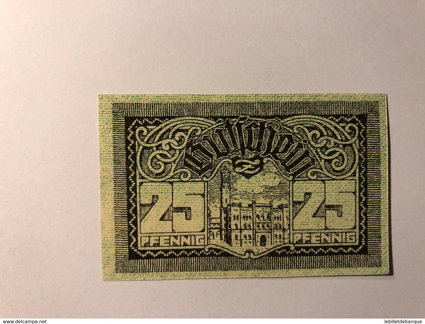 Allemagne Notgeld Zittau 25 Pfennig - Collections