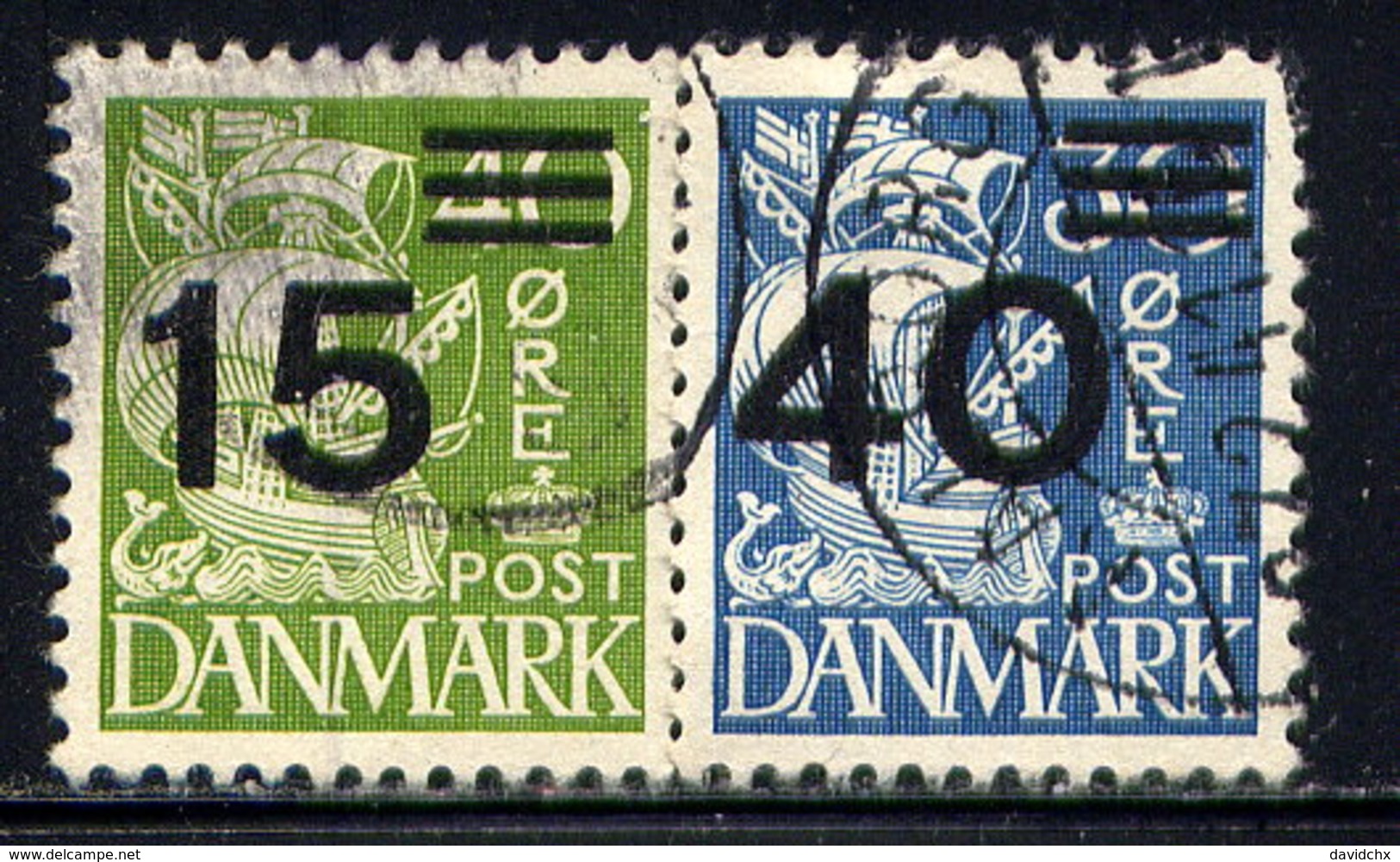 DENMARK, NO.'S 270 AND 272 - Gebraucht