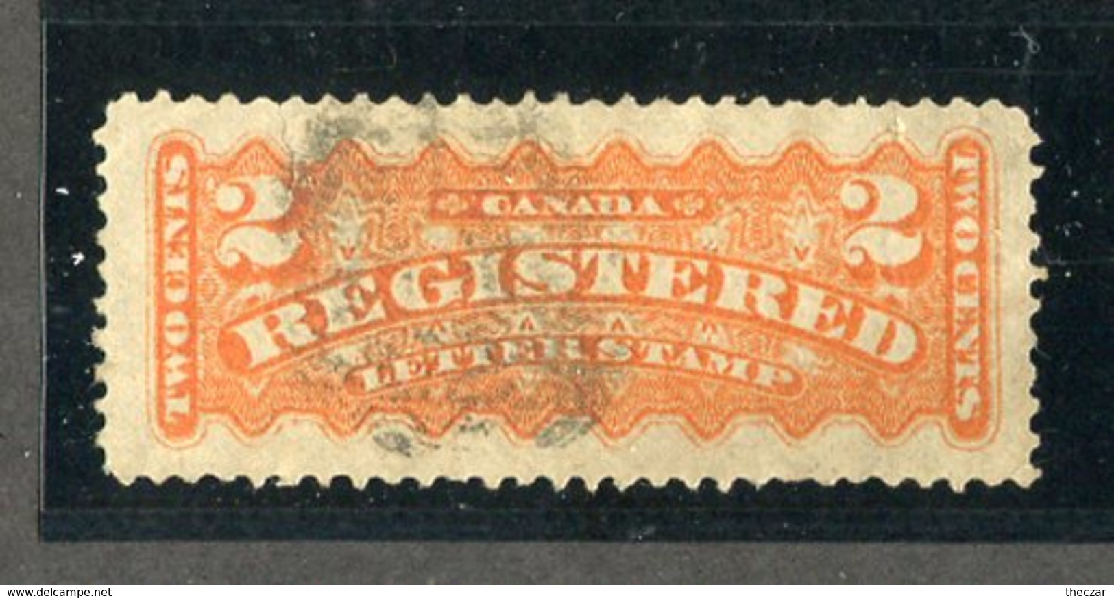 W-12944 Canada 1875 Sc.#F1 (o) Offers Welcome! - Registration & Officially Sealed