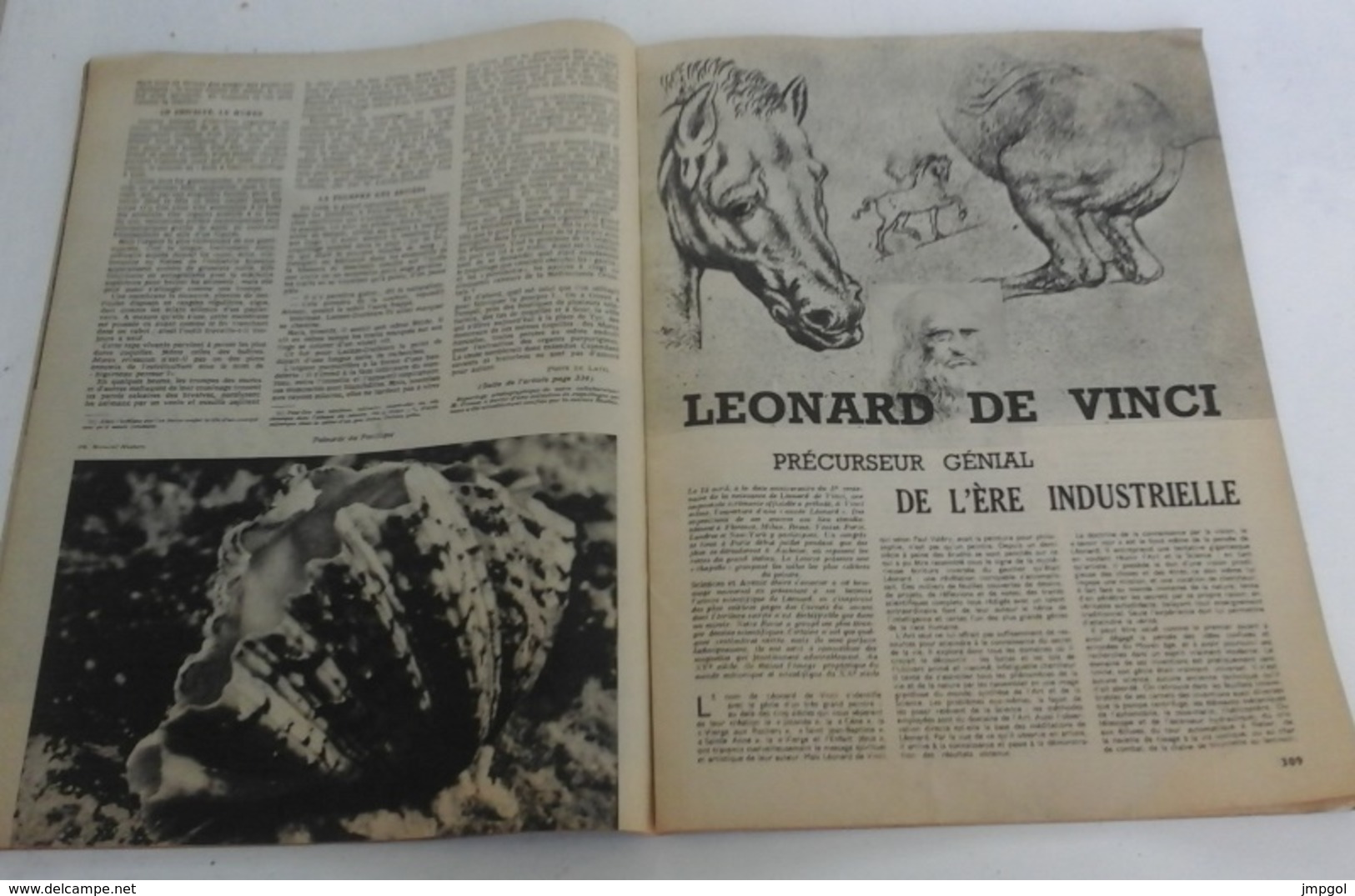 Sciences Et Avenir N°65 Juillet 1952 Mystère Des Menhirs De Carnac,Leonard De Vinci - Science