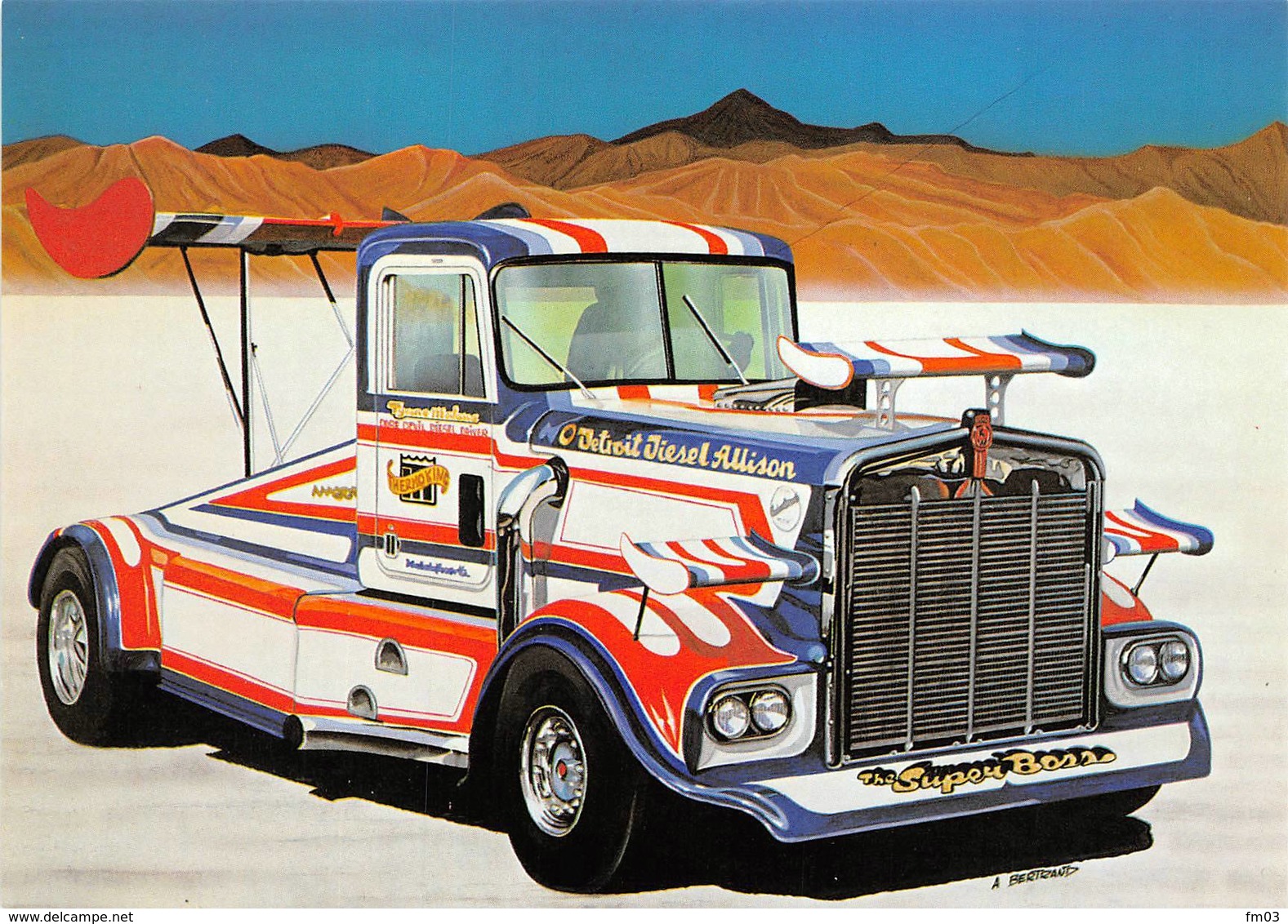 Camion Illustrateur Alain Bertrand Nugeron H 396 - Camions & Poids Lourds