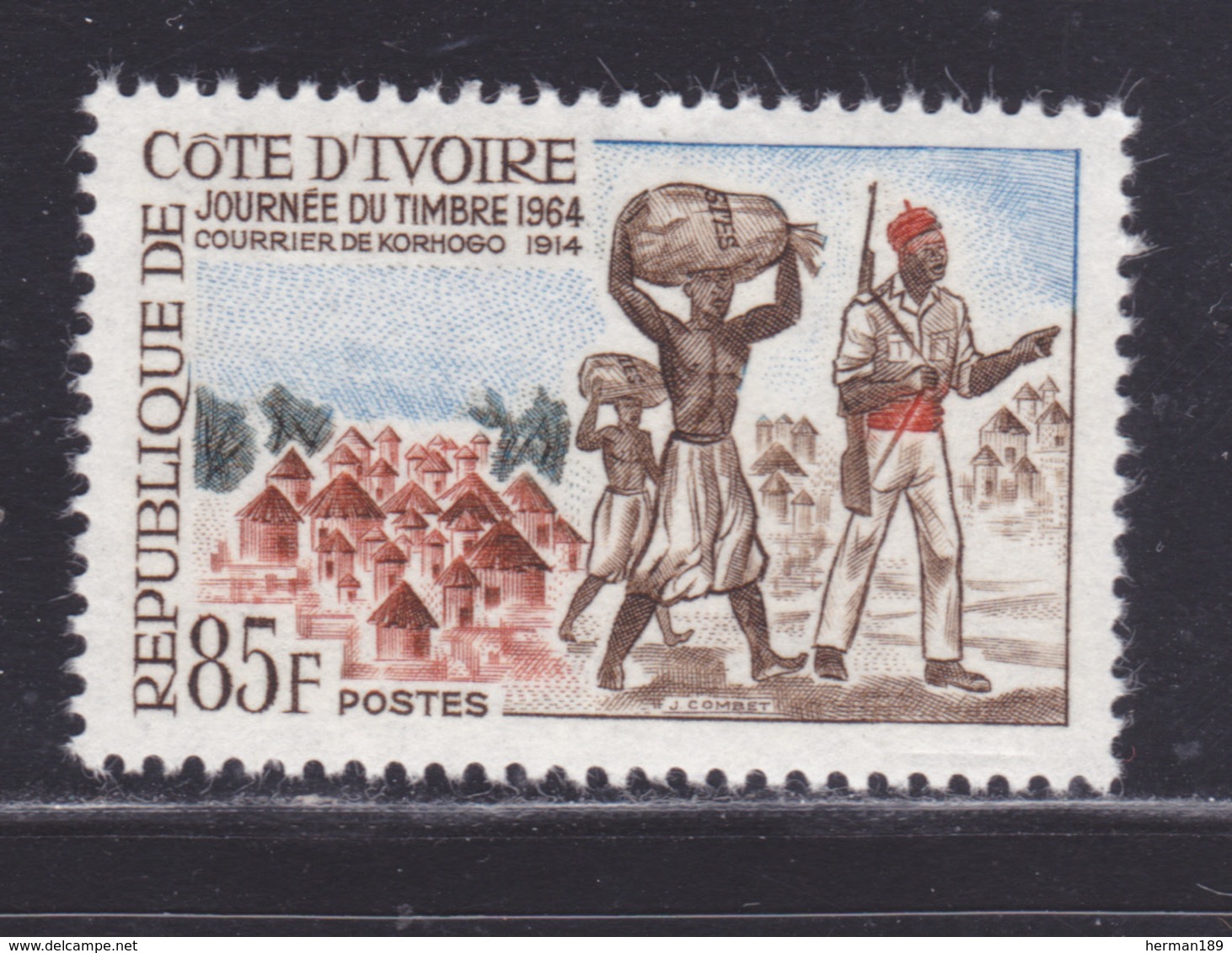 COTE D'IVOIRE N°  229 ** MNH Neuf Sans Charnière, TB (D8678) Journée Du Timbre - 1964 - Côte D'Ivoire (1960-...)