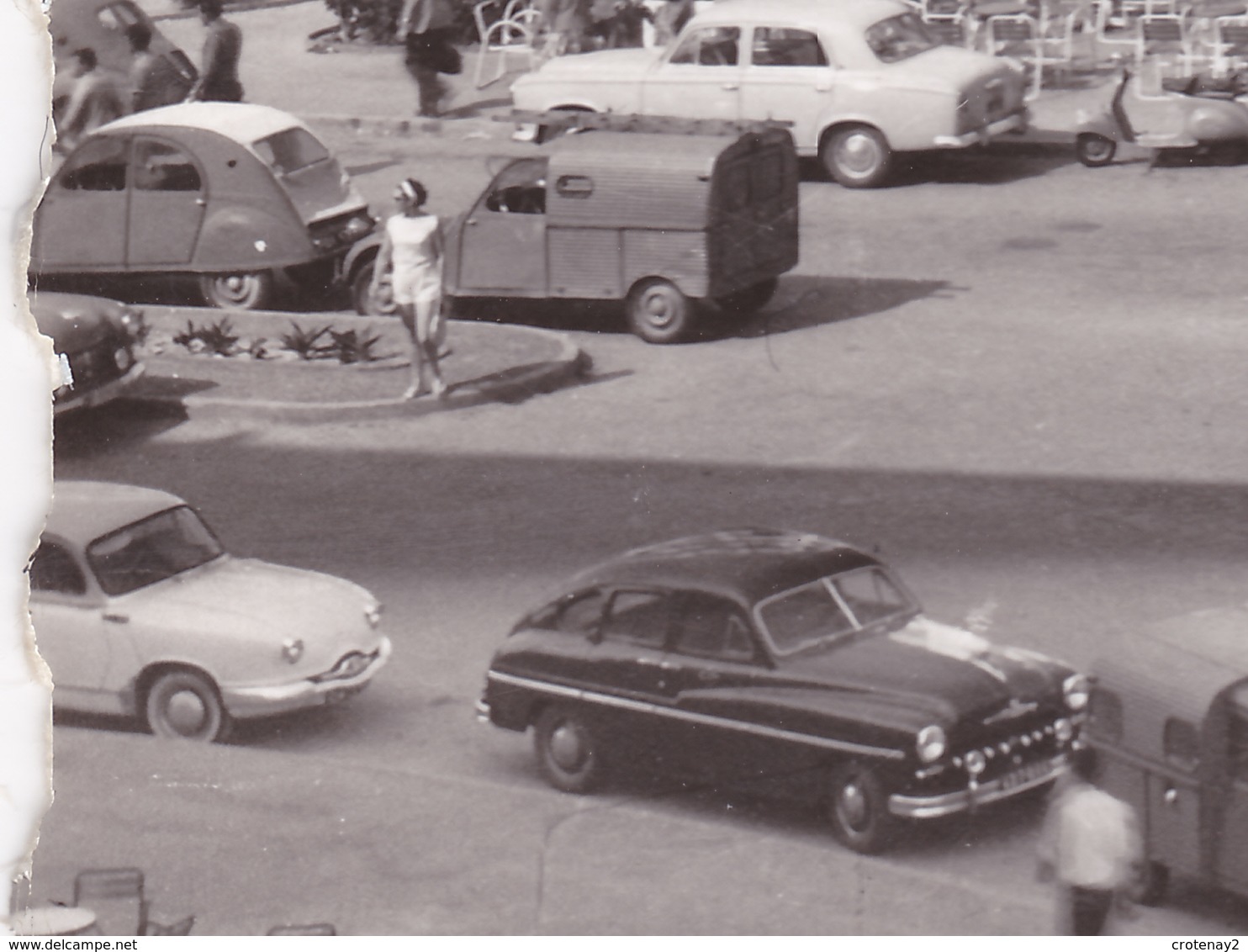 66 Canet Plage N°1539 Le Plaza VOIR 4 ZOOMS Citroën Tube Pub CUSENIER VW Käfer Panhard Citroën Traction Simca Ariane - Canet Plage