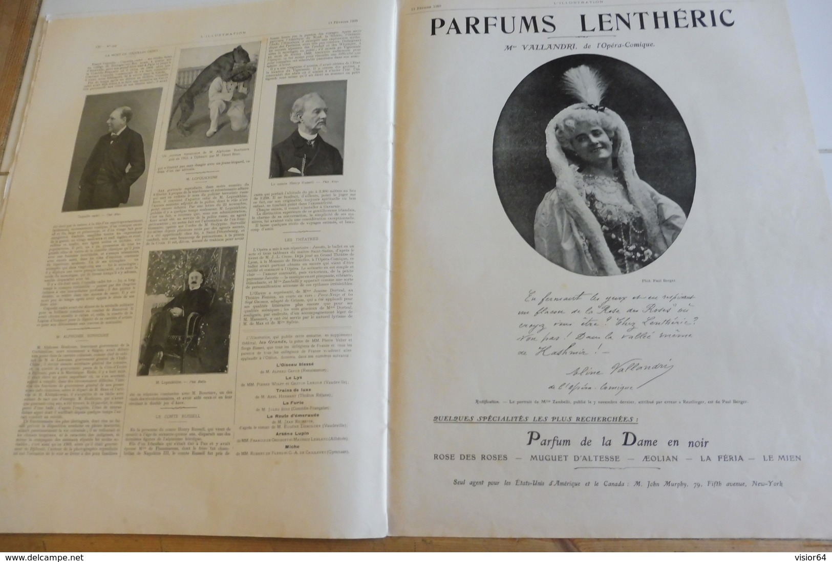 L'ILLUSTRATION 13 FEVRIER 1909-GAL .AMADE-ROI EDOUARD VII-HAÏTI - COLLISION DE PAQUEBOTS-EVENEMENTS DE BERLIN-