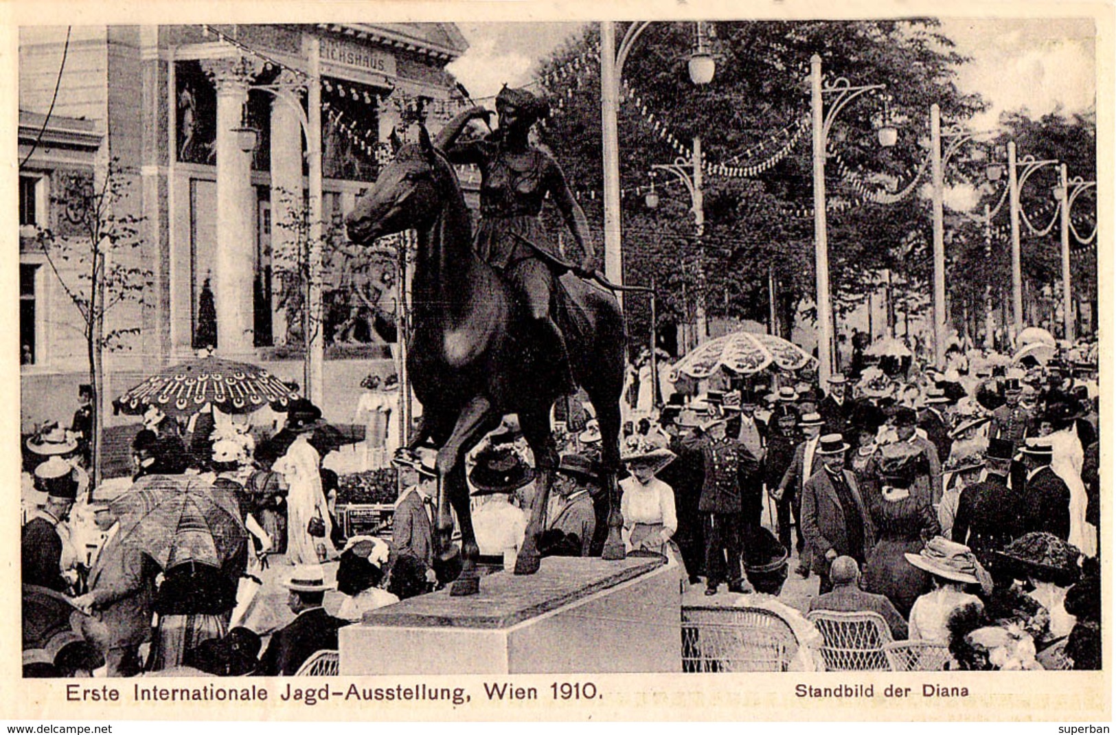 AUSTRIA / WIEN - 1910 : ERSTE INTERNATIONALE JAGD AUSSTELLUNG / EXPOSITION De CHASSE / HUNTING EXHIBITION (aa610) - Chasse