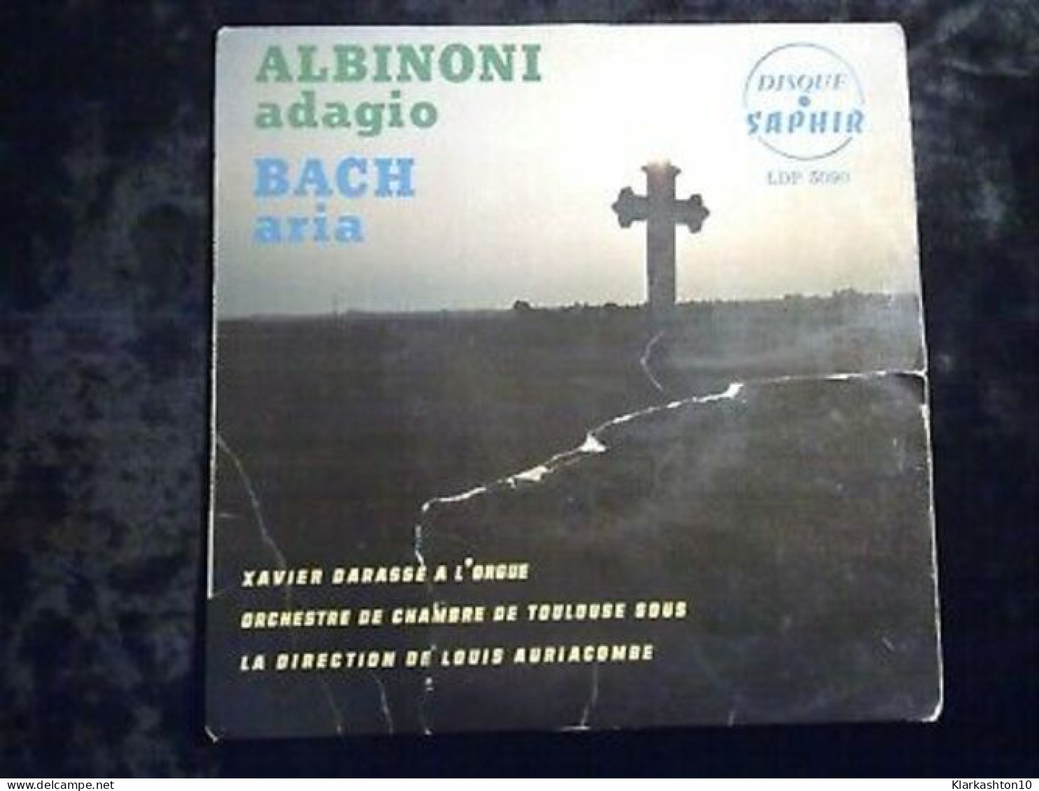 Albinoni Adagio - Bach Aria 45t Saphir LDP 5090 - Unclassified