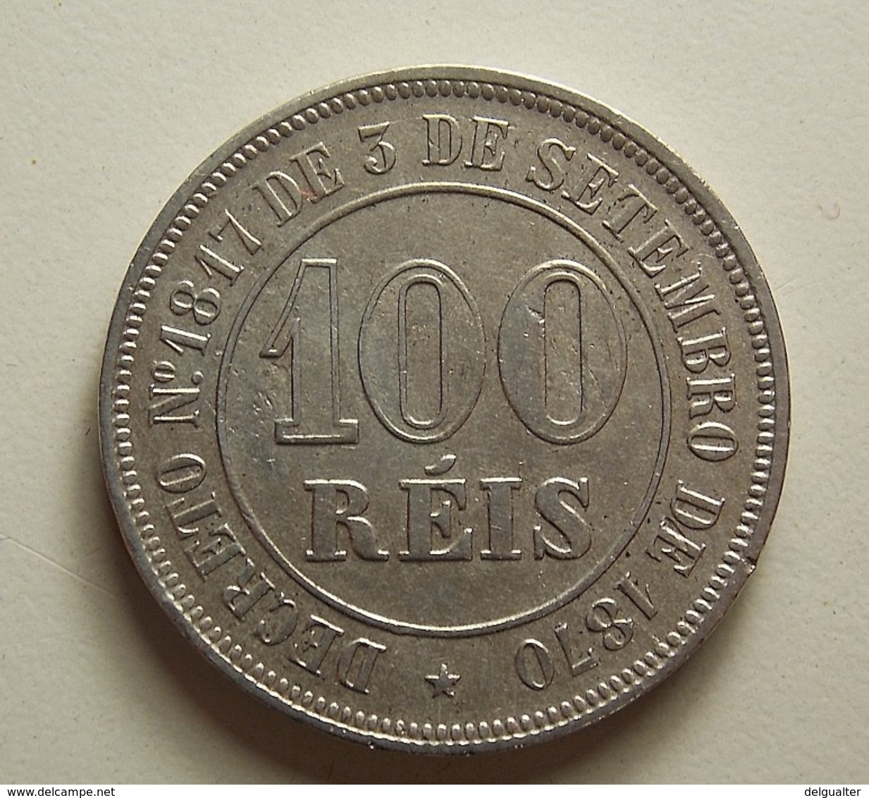 Brazil 100 Reis 1885 - Brésil