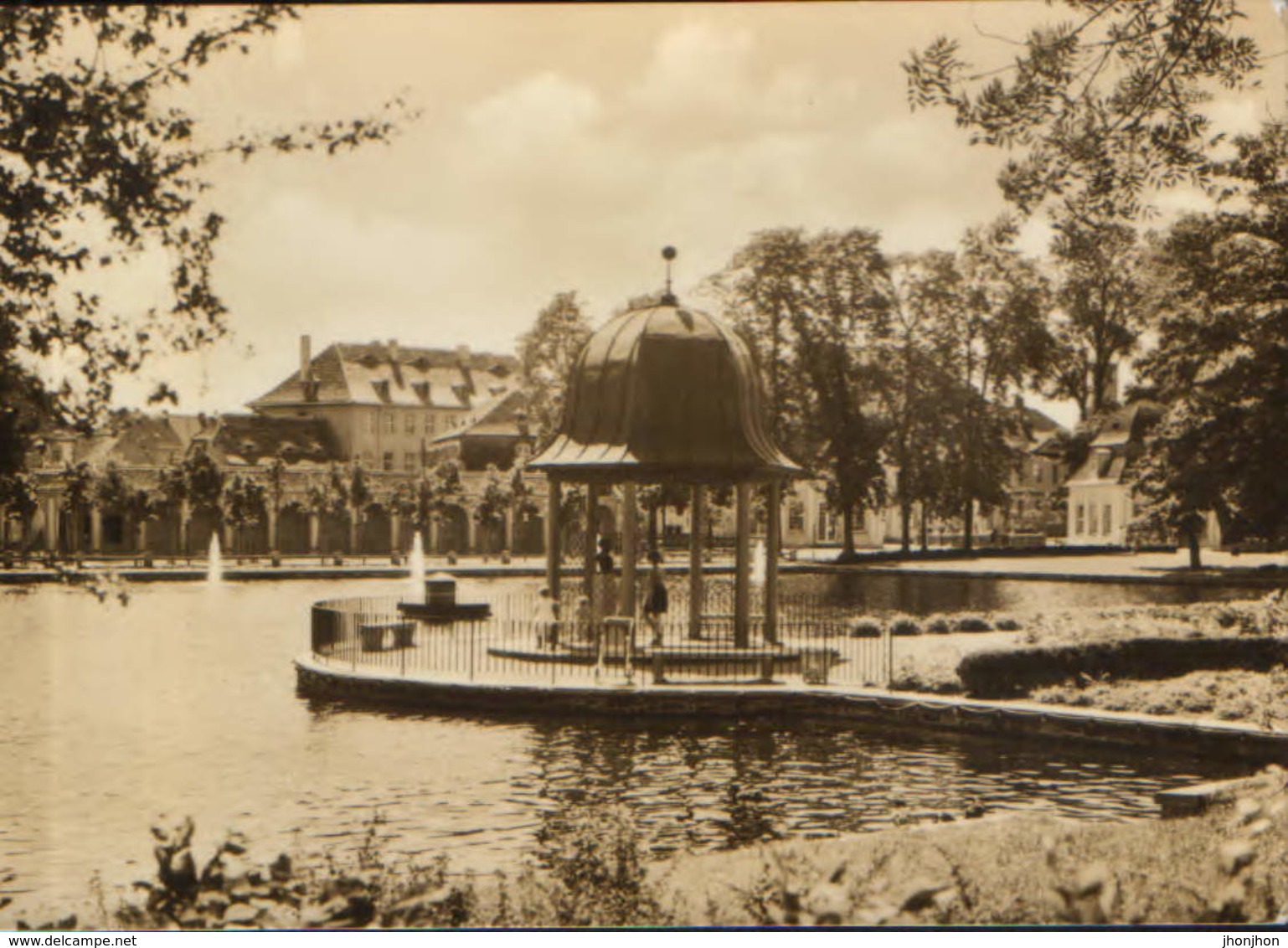 Germany/DDR - Postcard  Circulated In 1963 - Bad Lauchstadt - Park Pond - 2/scans - Merseburg