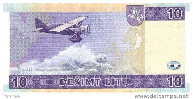 LITHUANIA P. 65 10 L 2001 UNC - Lituania