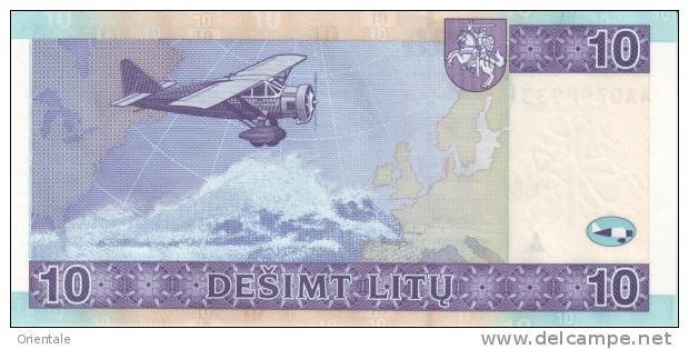 LITHUANIA P. 68 10 L 2007 UNC - Lithuania