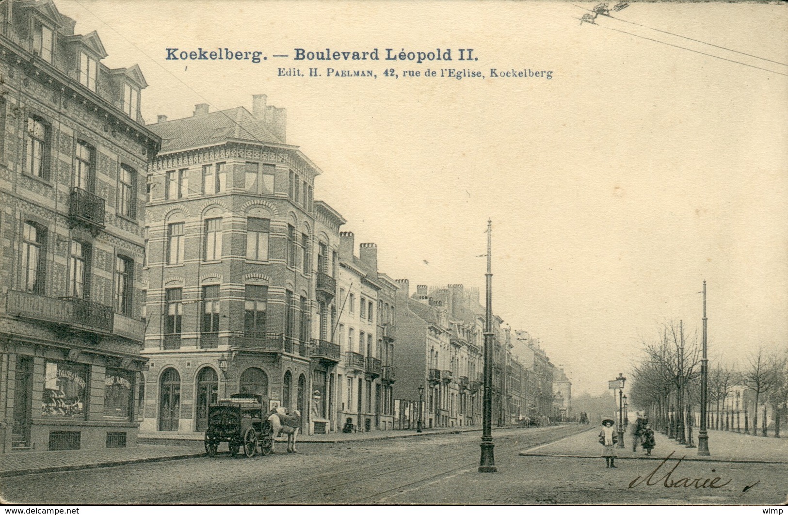 KOEKELBERG :  Bd Léopold II  Marchand De Bières Ou D'eau De Source ? - Koekelberg