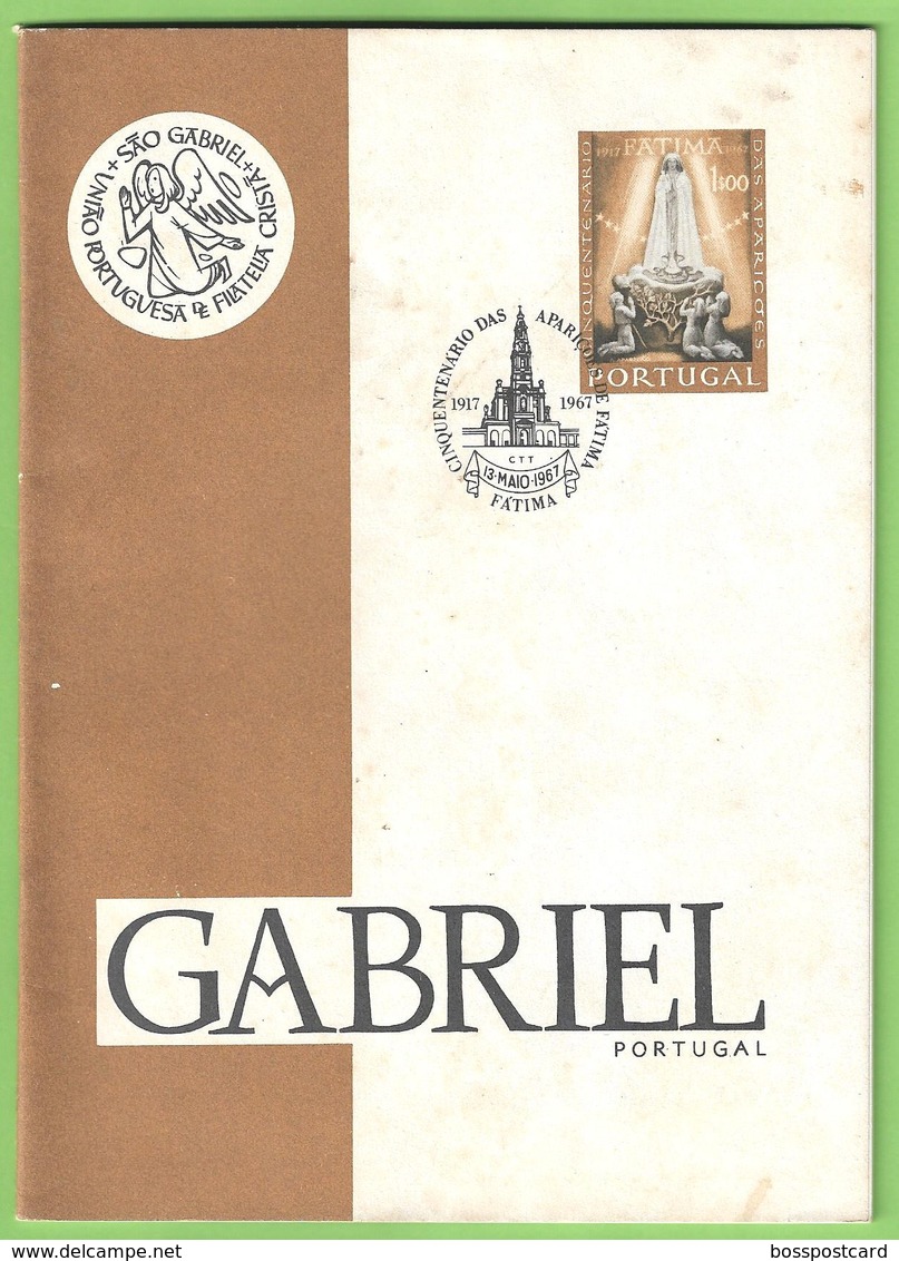 Fátima - São Gabriel,1967, União Portuguesa De Filatelia Cristã - Cinquentenário Das Aparições Leiria Santarém - Revues & Journaux