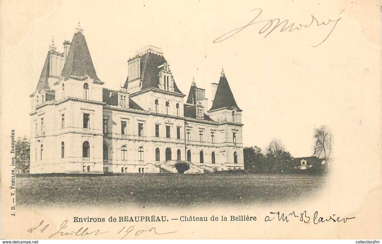 CPA FRANCE 49 "Env. De Beaupréau, Chateau De La Bellière" - Autres & Non Classés